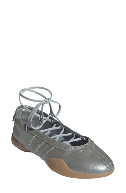 フラットシューズ ADIDAS ORIGINALS Woman Ballet flats Grey JR7032 NULL Adidas Ballet Flats for Women | Nordstrom