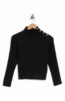 Kamdyn Mock Neck Rib Sweater