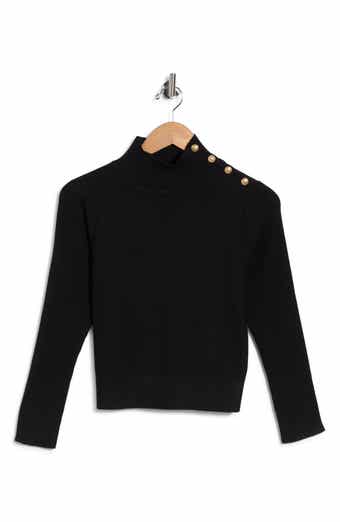Kamdyn Mock Neck Rib Sweater