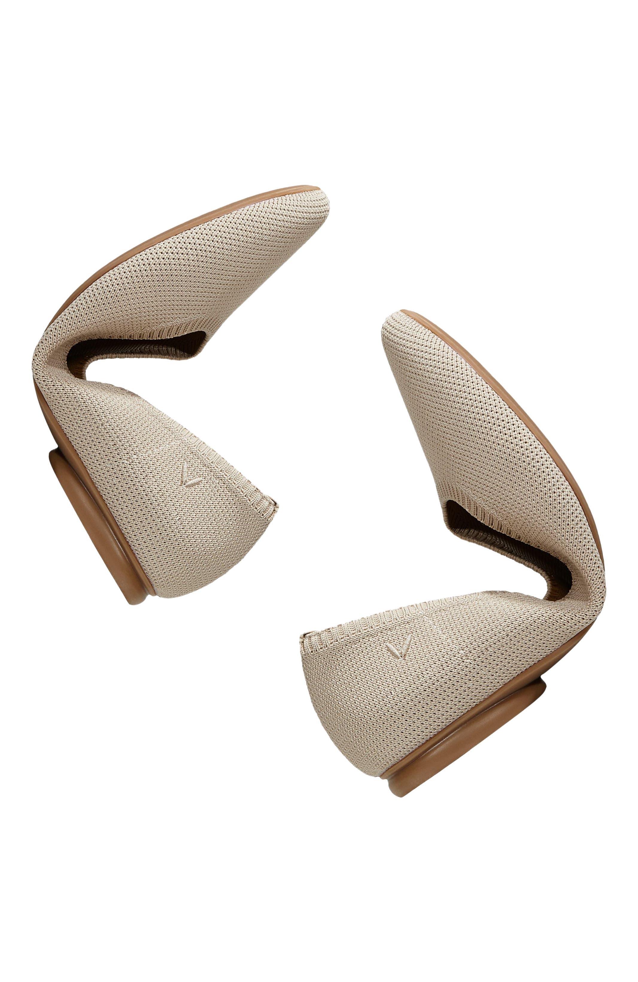 VIVAIA Almond-Toe Ballet Flats, Alternate, color, Almond