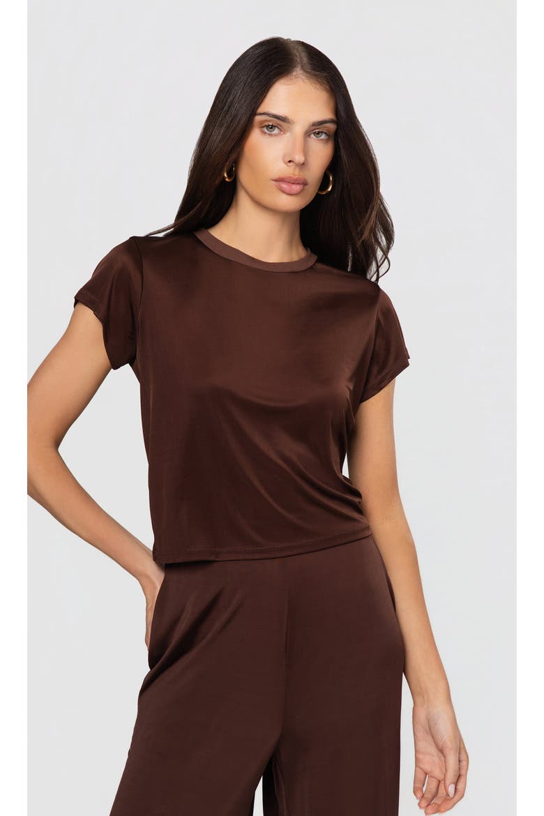 Kai Sheen Jersey Top, Main, color, Coco