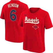 Nike Youth Nike Anthony Rendon Red Los Angeles Angels Fuse City Connect Name & Number T-Shirt
