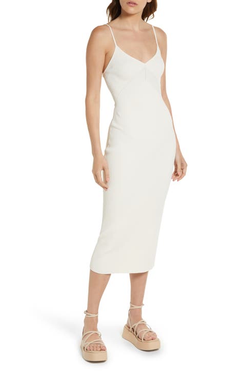 Asher Ribbed Midi Dress