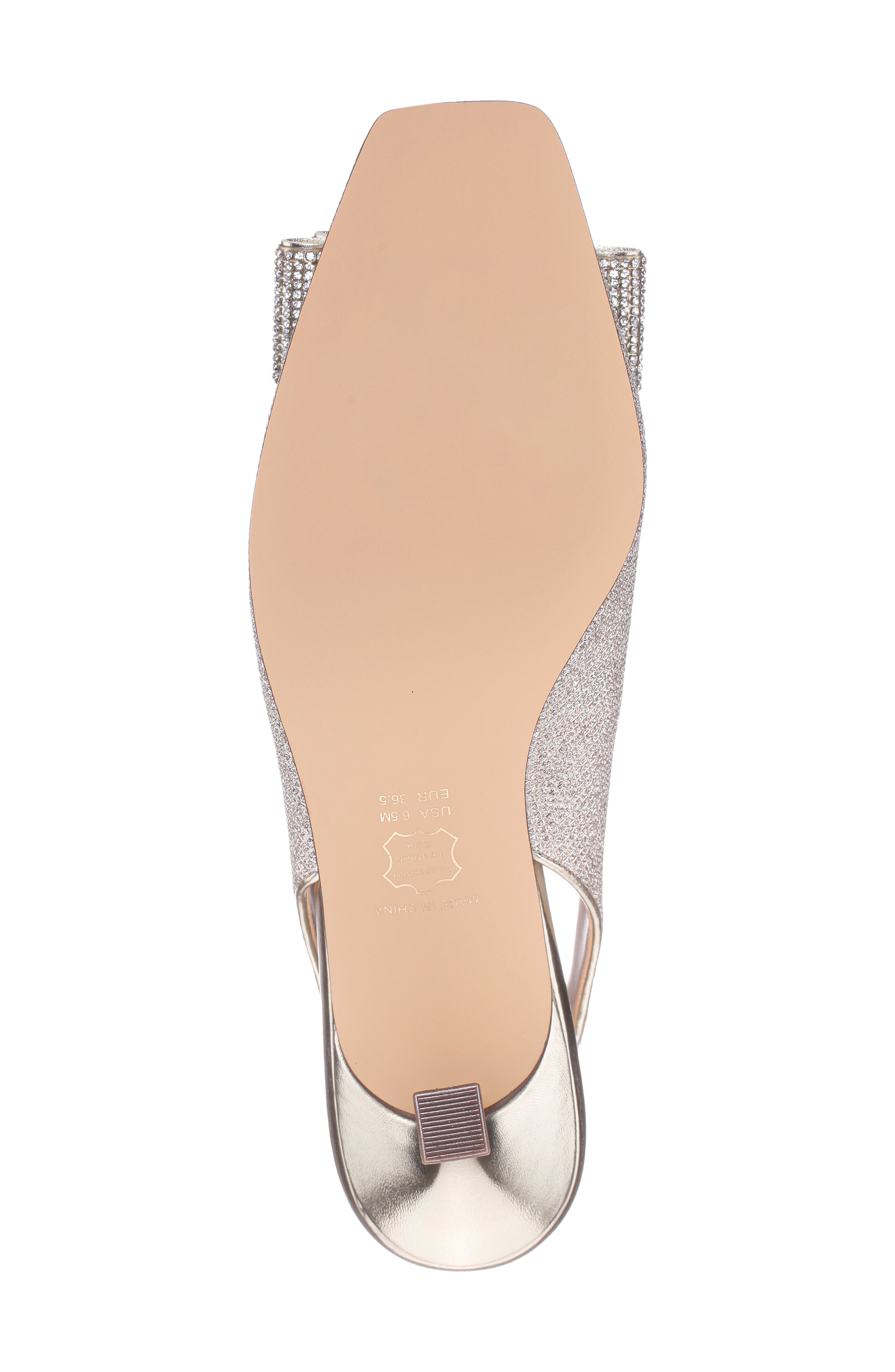 Jolanda Slingback Pump, Alternate, color, PLATINO