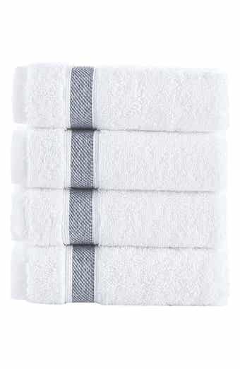 Brooks Brothers Ottoman Rolls 4-Pack Turkish Cotton Bath Towels
