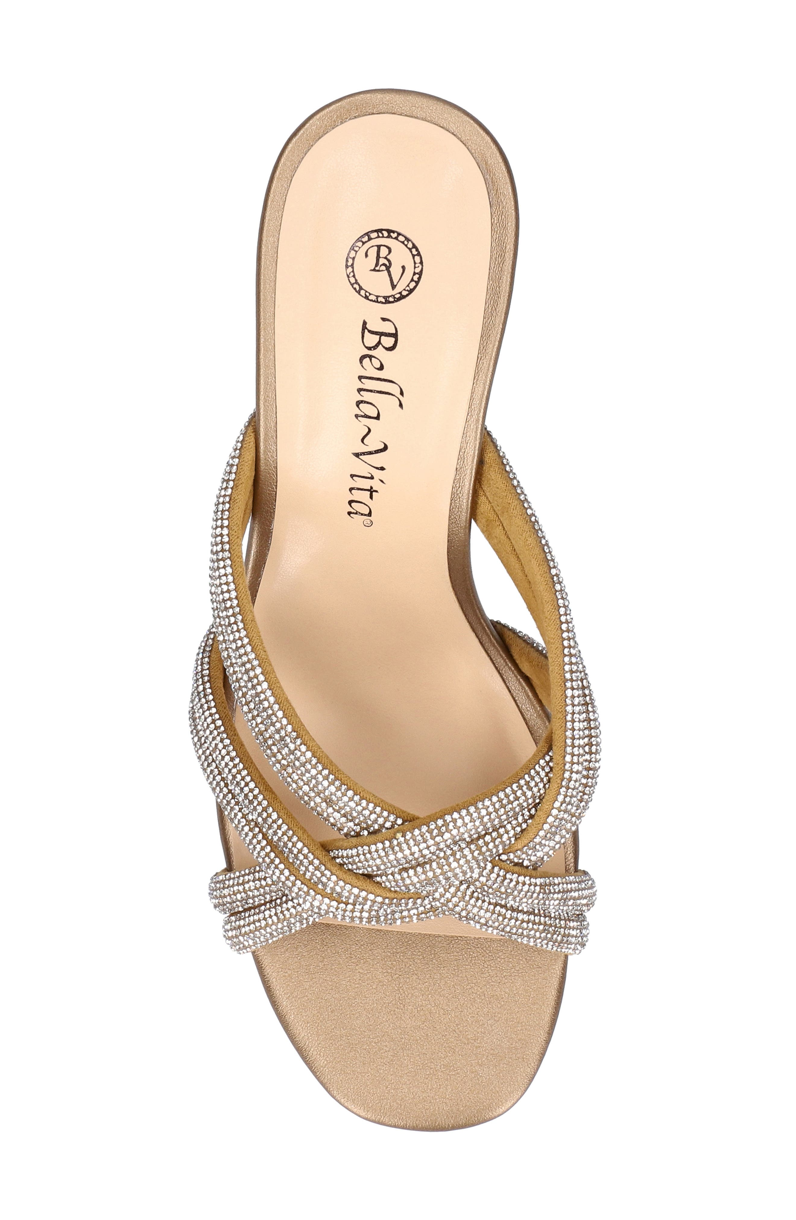 Carmen Crystal Sandal, Alternate, color, BRONZE SUEDE