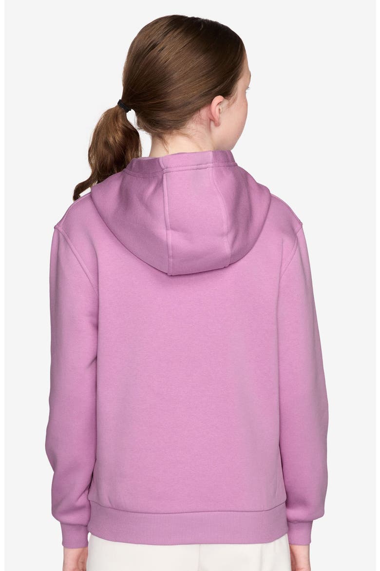 Kids' Sportswear Club Fleece Hoodie, Alternate, color, LIGHT MAGENTA/ WHITE