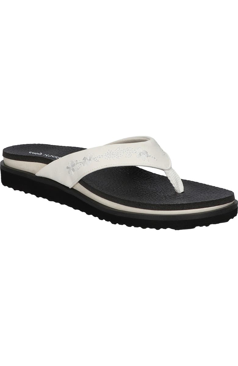 EASY STREET Wanderlust Thong Sandal, Main, color, White