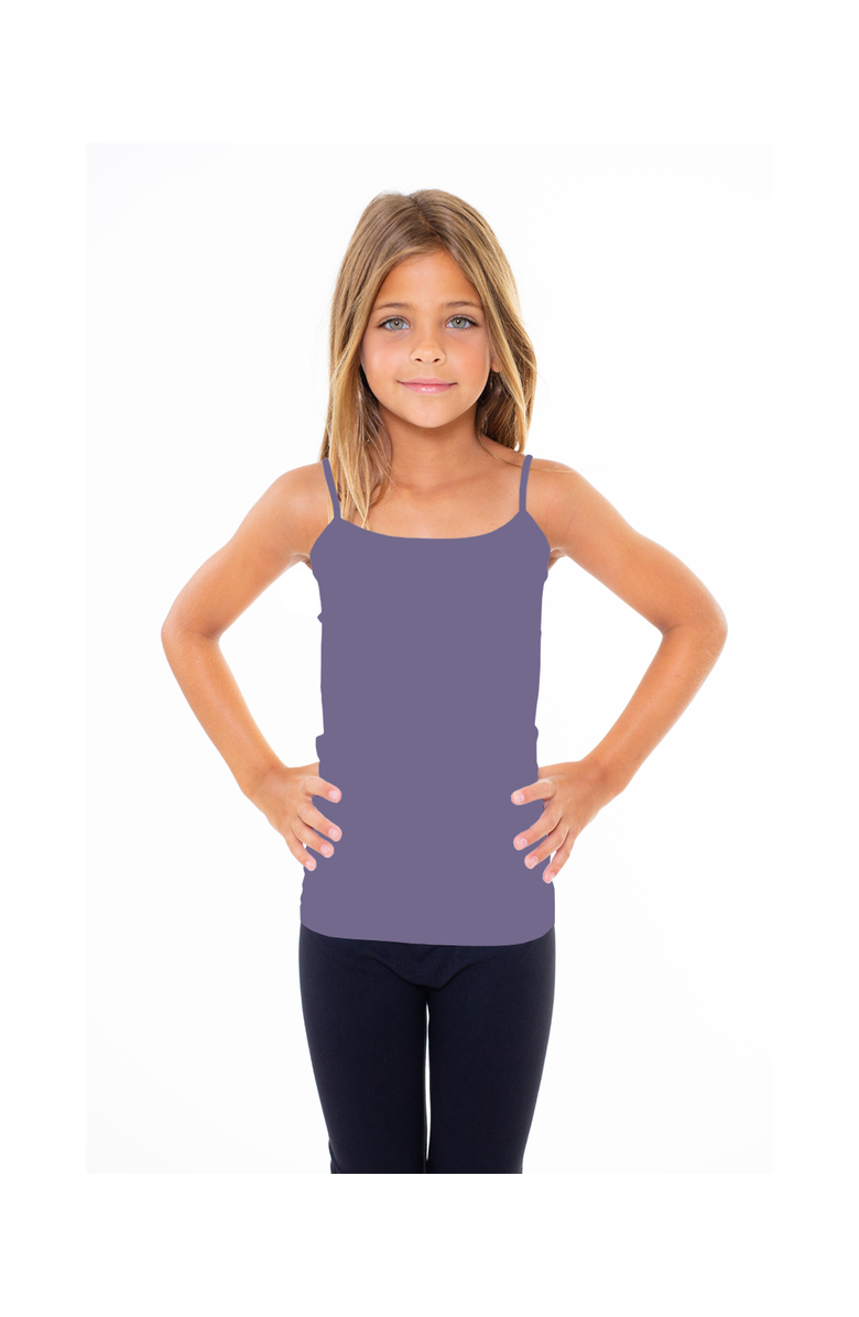 Malibu Sugar Solid cami - Big Kid, Alternate, color, Charcoal