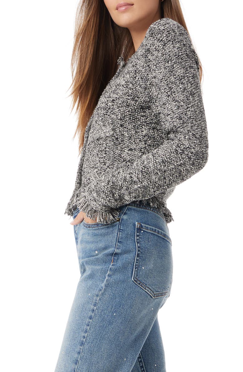 Sam Edelman Indria Fringe Jacket, Alternate, color, Black