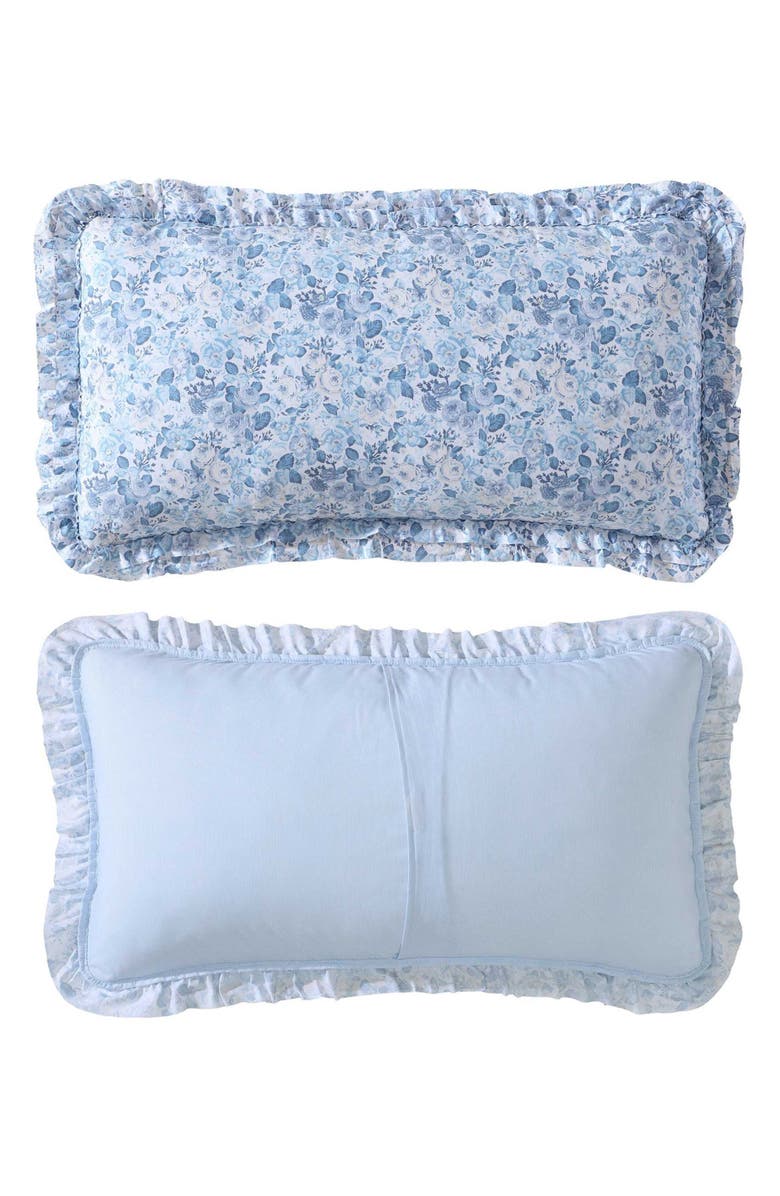 Laura Ashley Quartet Quilt & Sham 3-Piece Set, Alternate, color, Cashmere Blue