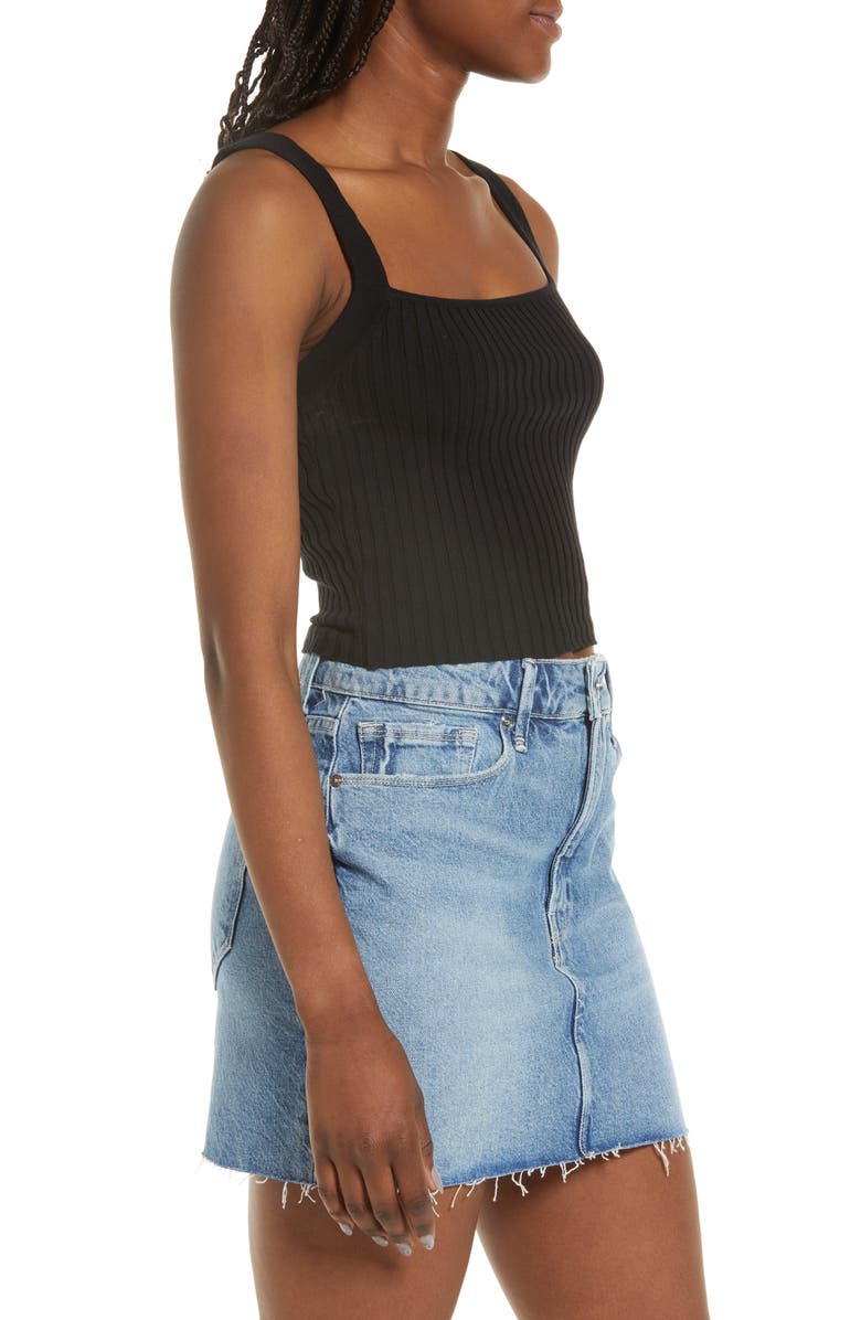 Good American '90s Rib Tank, Alternate, color, 