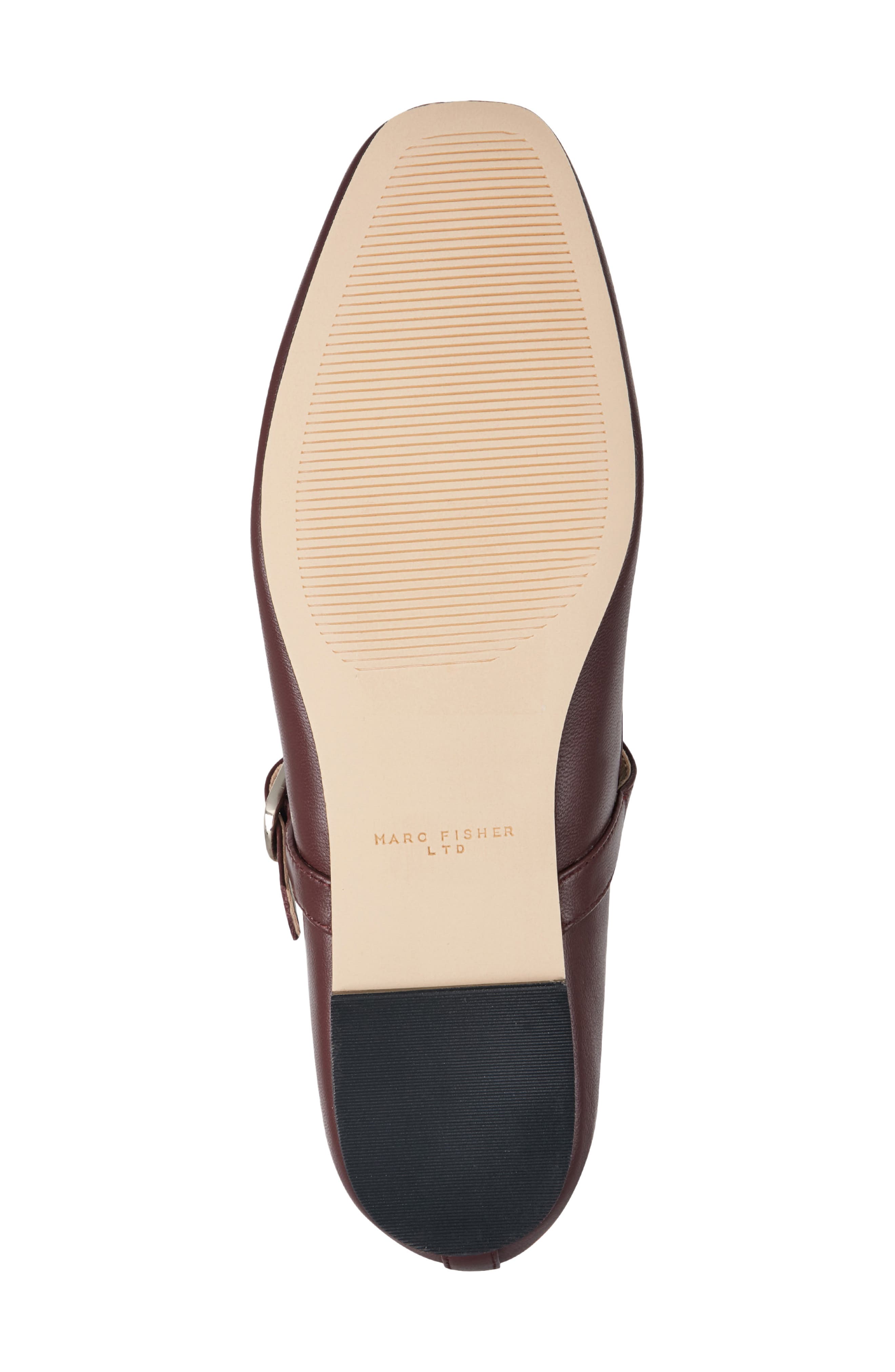Garissa Mary Jane Flat, Alternate, color, DARK RED
