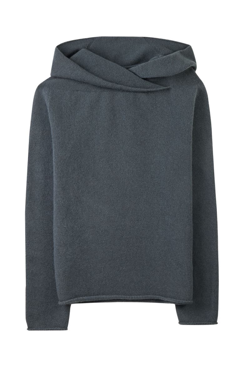 Collared Slouch Sweater, Alternate, color, SLATE