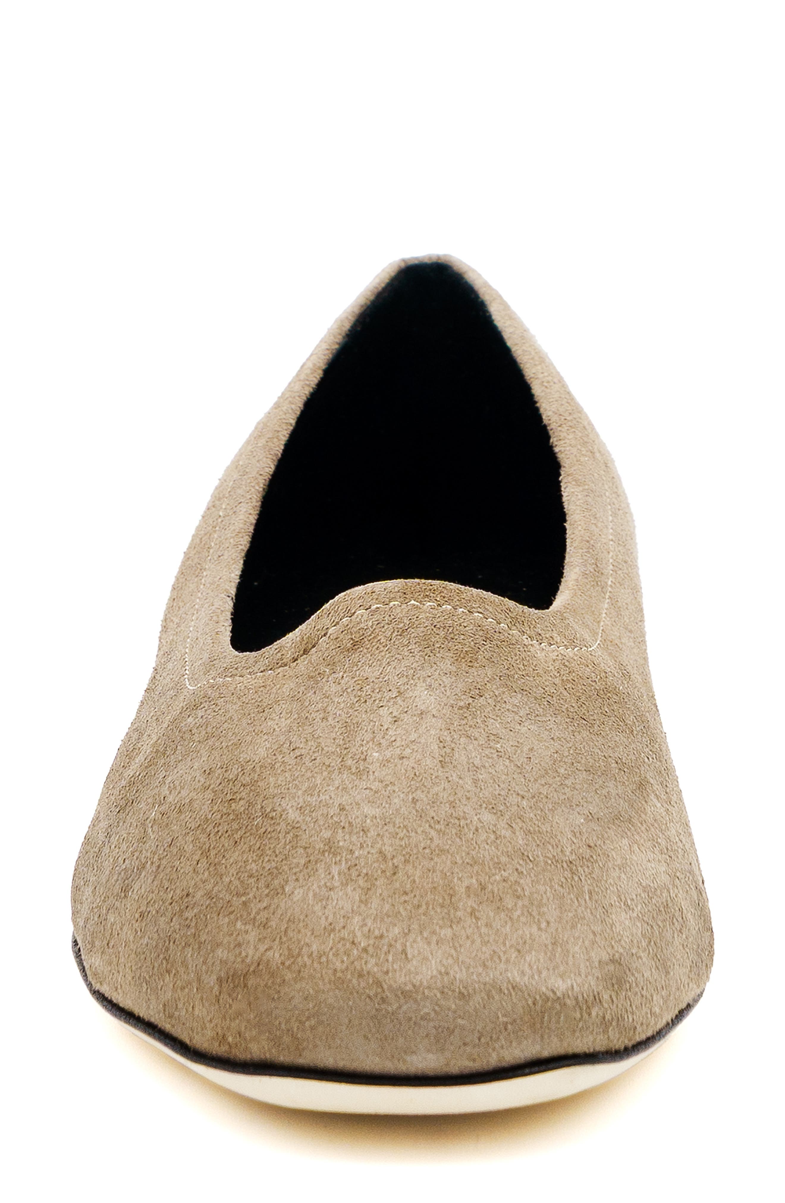 Galeone Leather Skimmer Flat, Alternate, color, OAT