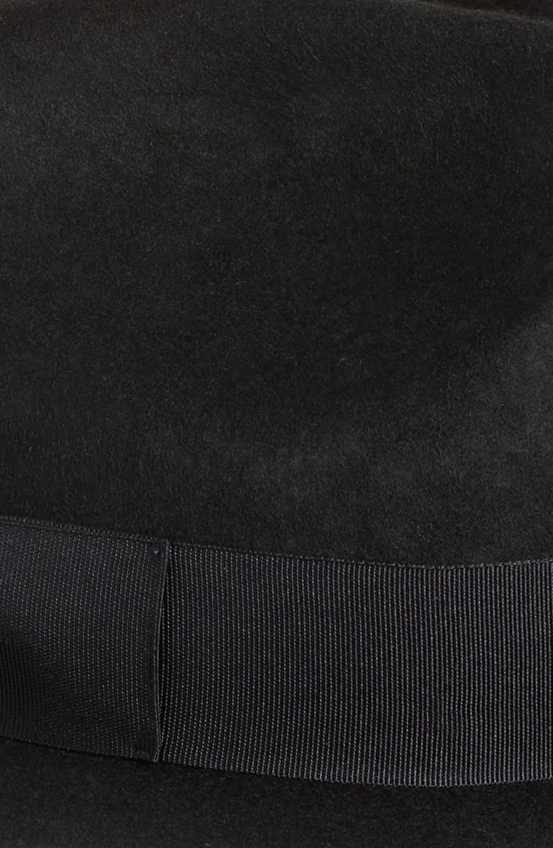 René Mantilla, New York Maison Wool Felt Fedora, Alternate, color, Black