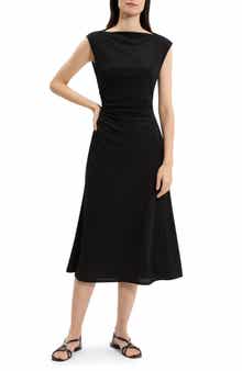 Bateau Neck Knit Dress