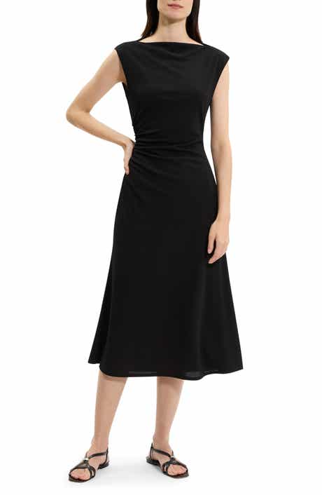 Bateau Neck Knit Dress