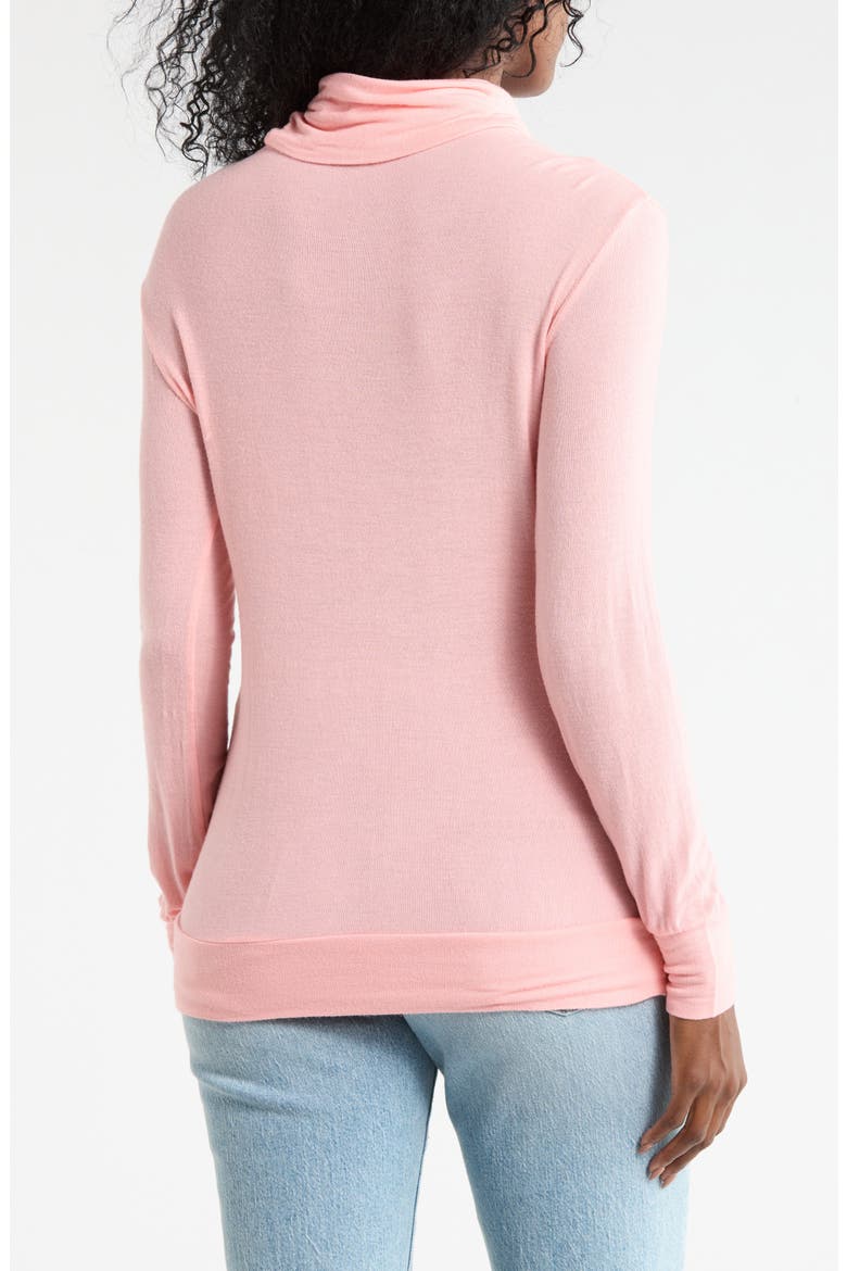 Turtleneck Sweater, Alternate, color, BRANDIED MELON