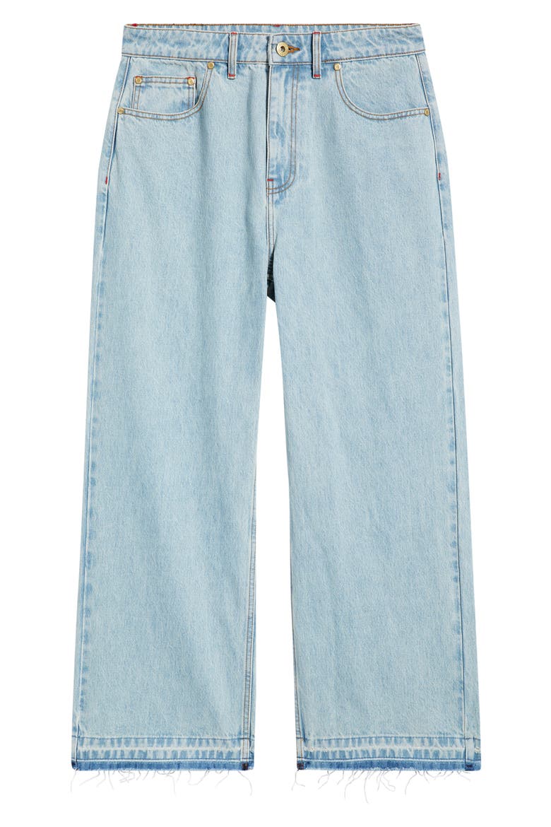 Released Hem Baggy Denim Pants, Alternate, color, CLASSIC INDIGO