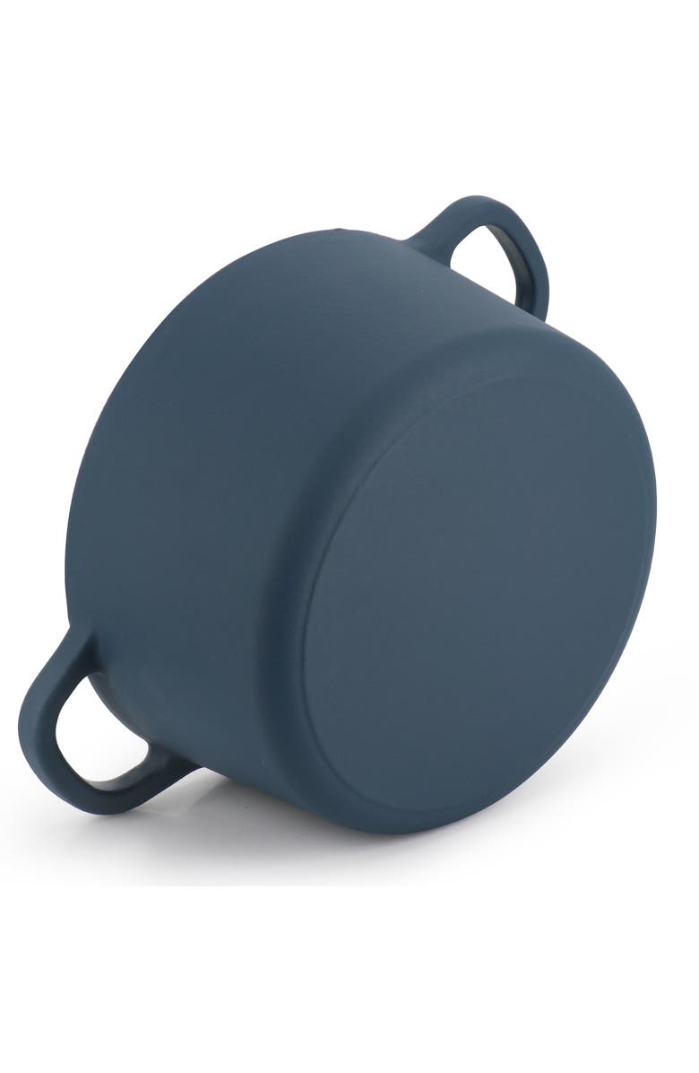 Crockpot 5 Quart Enameled Cast Iron Dutch Oven, Alternate, color, Blue