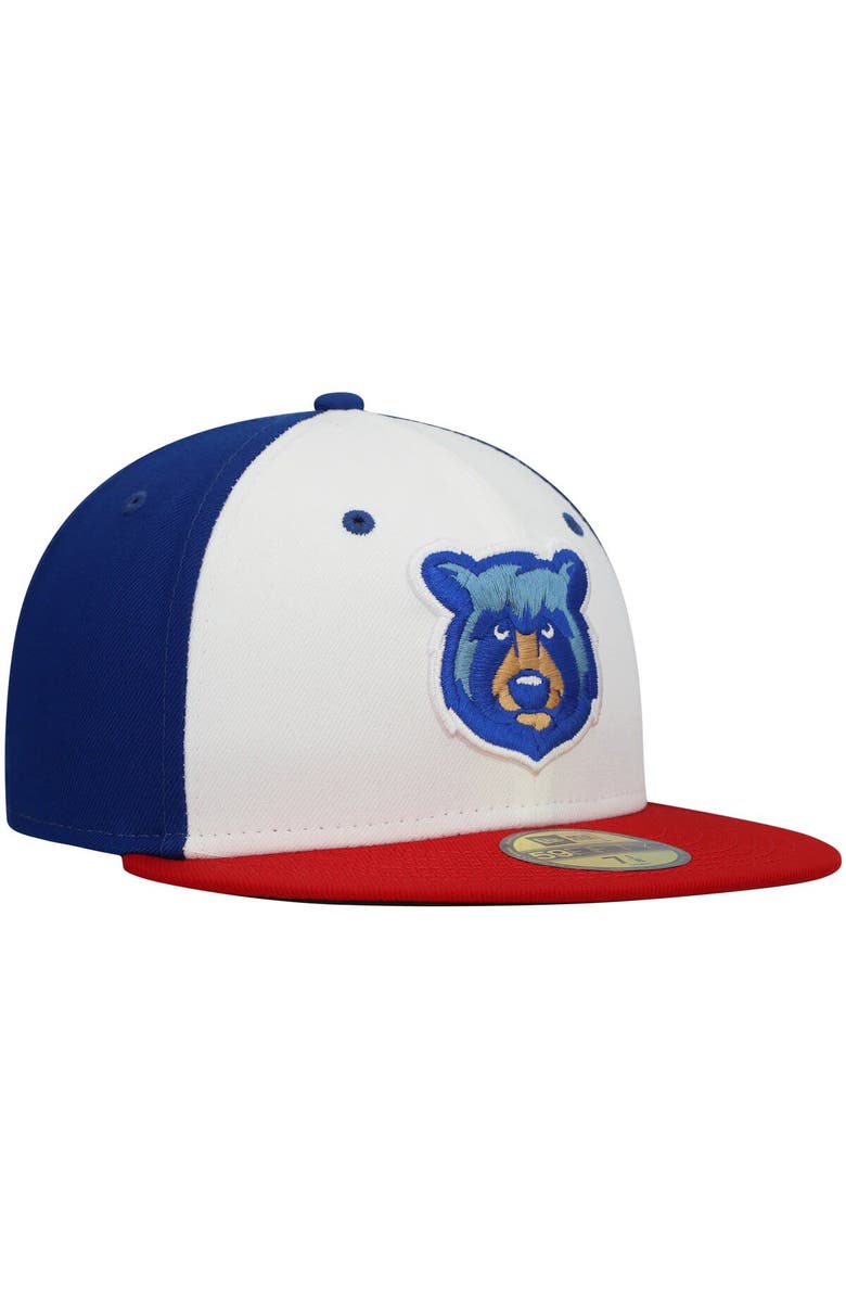 New Era Men's New Era White Tennessee Smokies Authentic Collection Team Home 59FIFTY Fitted Hat, Alternate, color, 