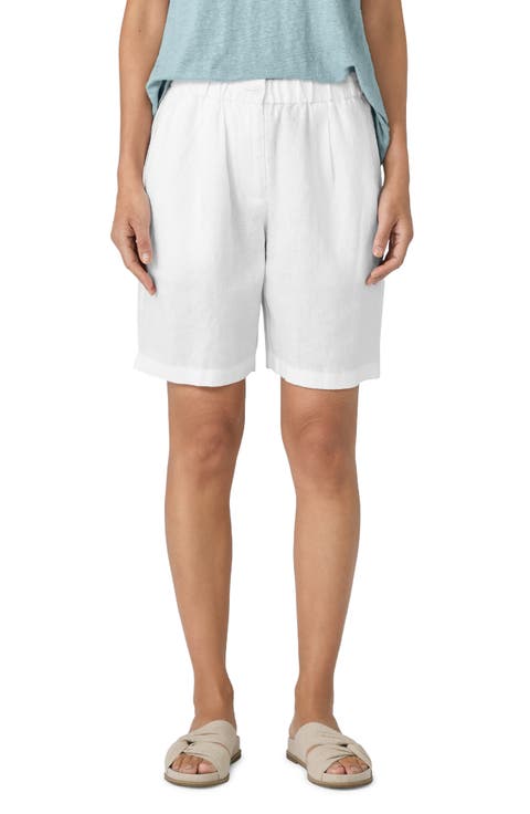 Organic Linen Shorts