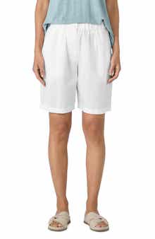 Eileen Fisher Organic Linen Shorts