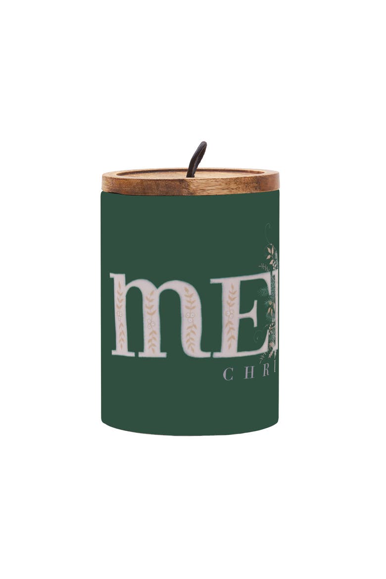 Emerald Christmas Large Canister, Main, color, Green