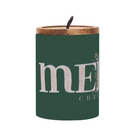 Emerald Christmas Large Canister