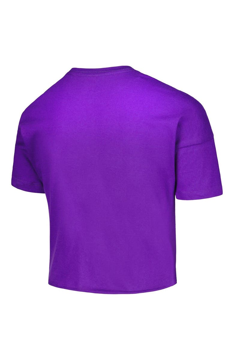 New Era Girls Youth New Era Purple Colorado Rockies Team Half Sleeve T-Shirt, Alternate, color, Purple