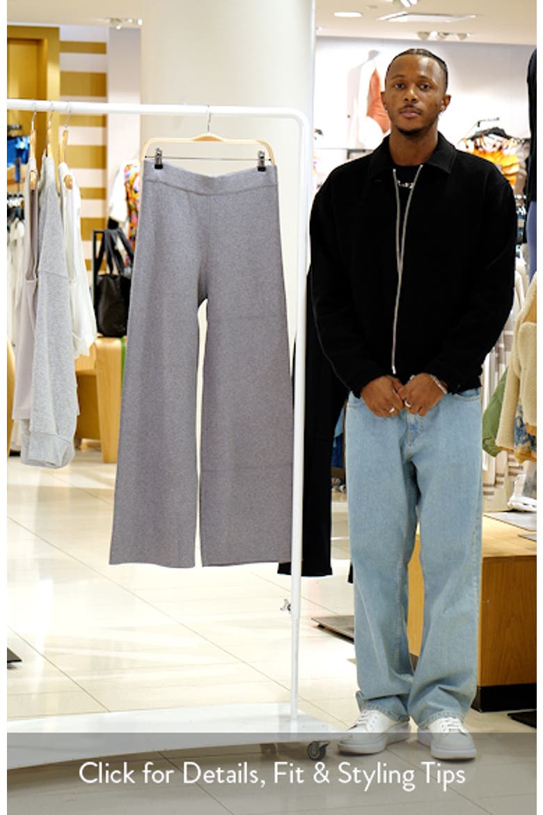 Wide Leg Knit Pants video