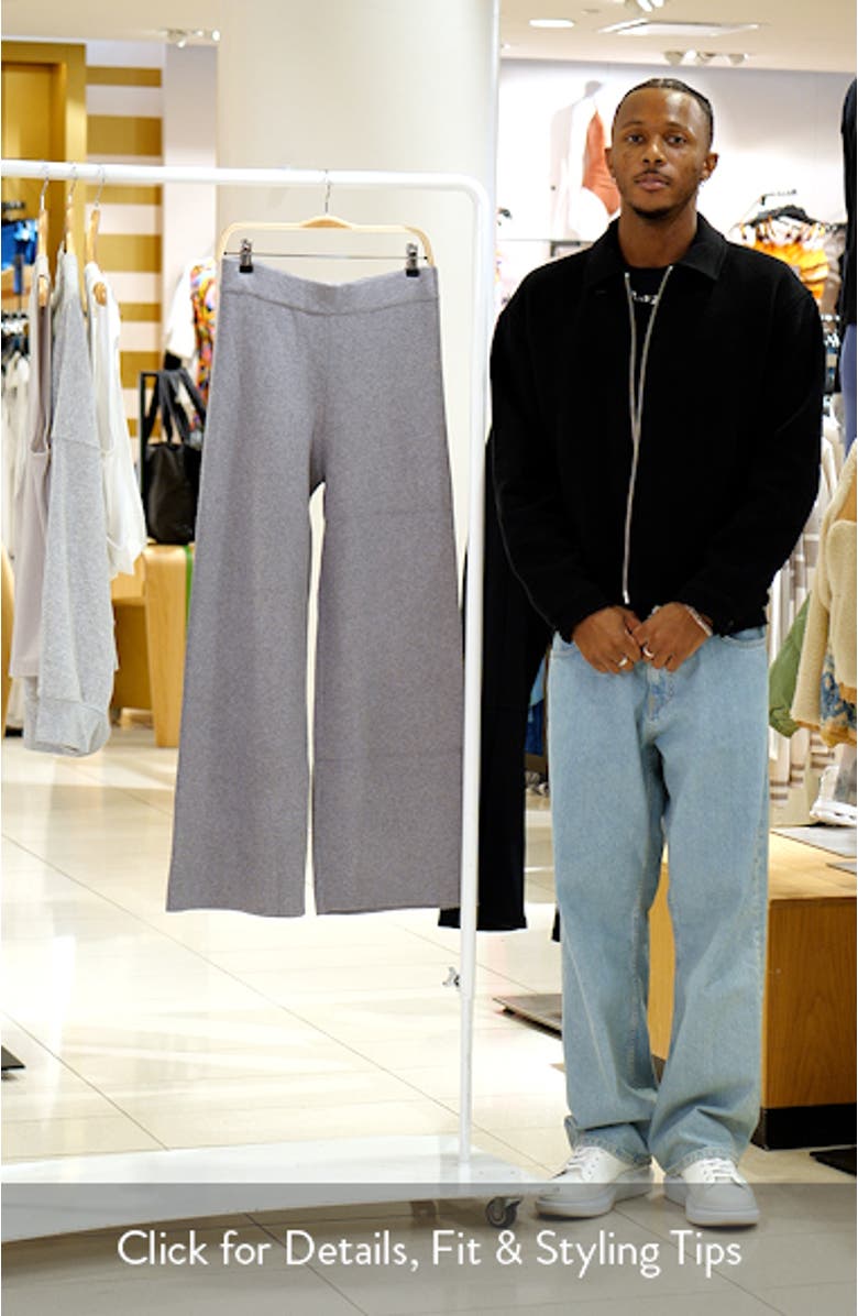 Wide Leg Knit Pants, sales video thumbnail