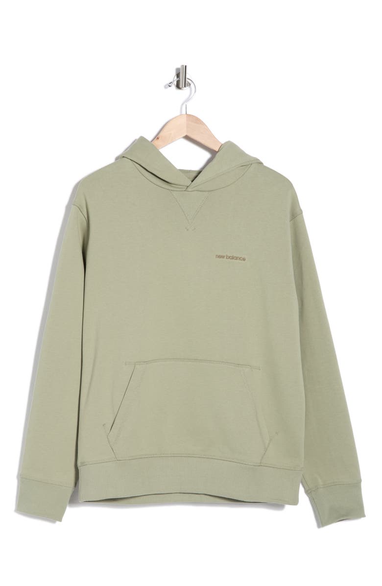 New Balance Athletics Nature State Cotton Hoodie, Main, color, Olive