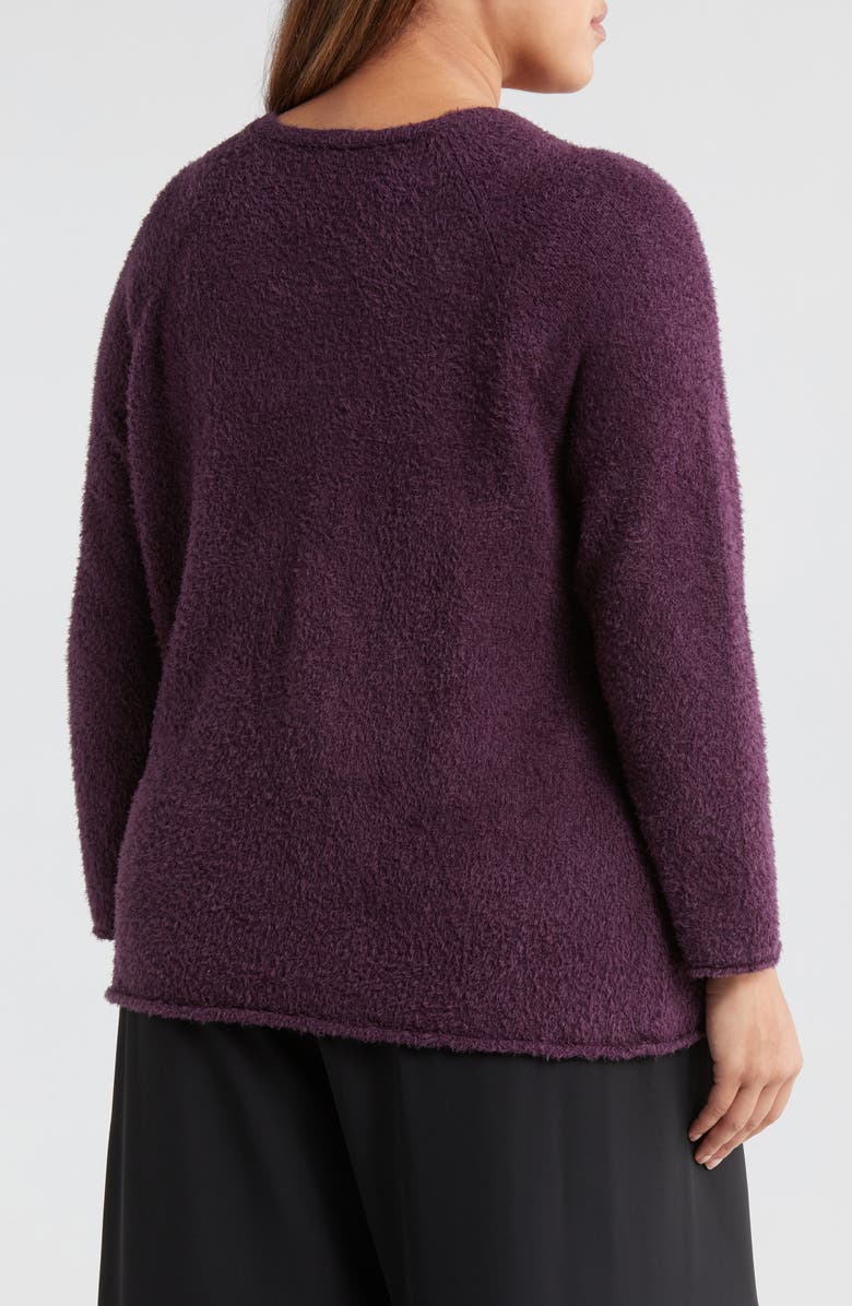 Eileen Fisher Organic Cotton Bouclé Sweater, Alternate, color, 