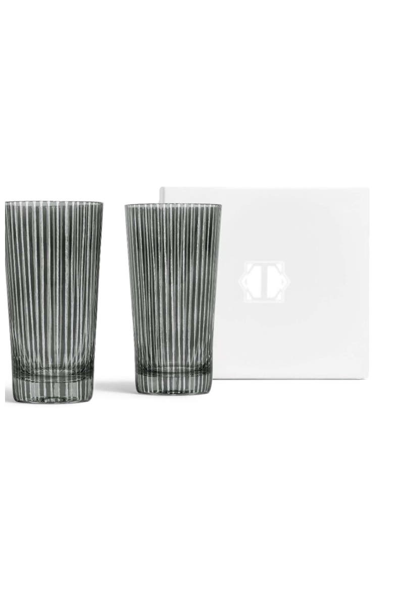 Dormer Set of glasses for drinks, Alternate, color, Grey