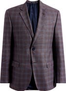 Emporio Armani Purple Check Virgin Wool Sport Coat