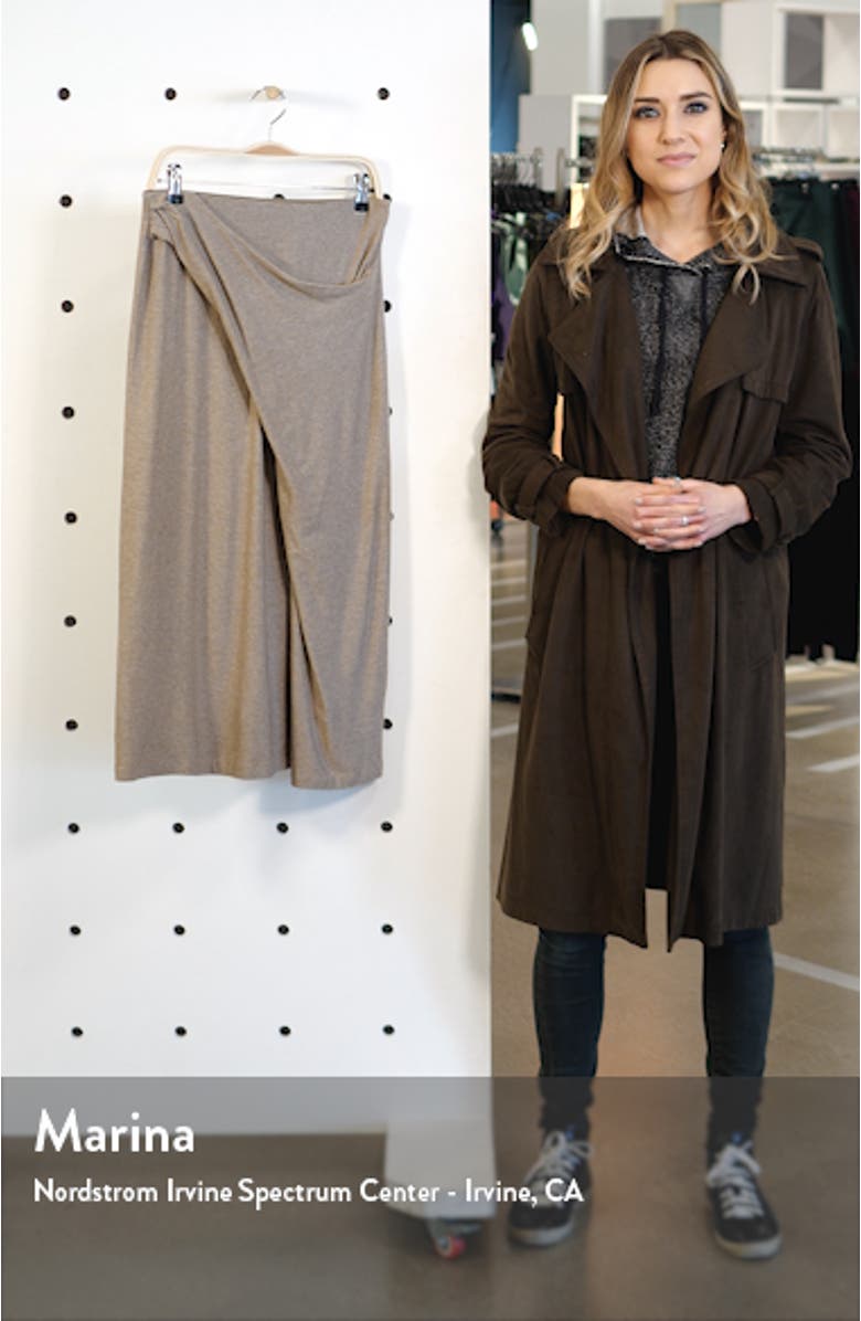 Twist Drape Midi Skirt, sales video thumbnail