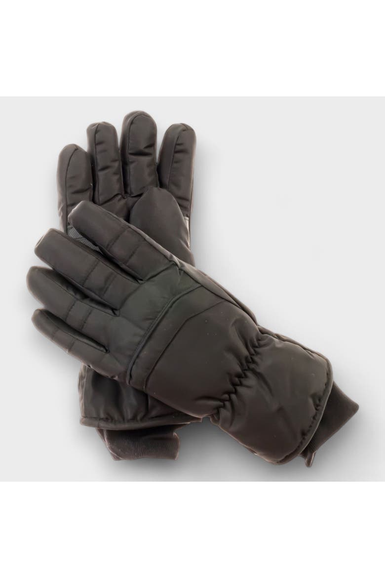 Men's Ski Gloves, Alternate, color, Black
