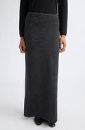 EMILY DAWN LONG Dione Knit Alpaca & Merino Wool Blend Maxi Skirt