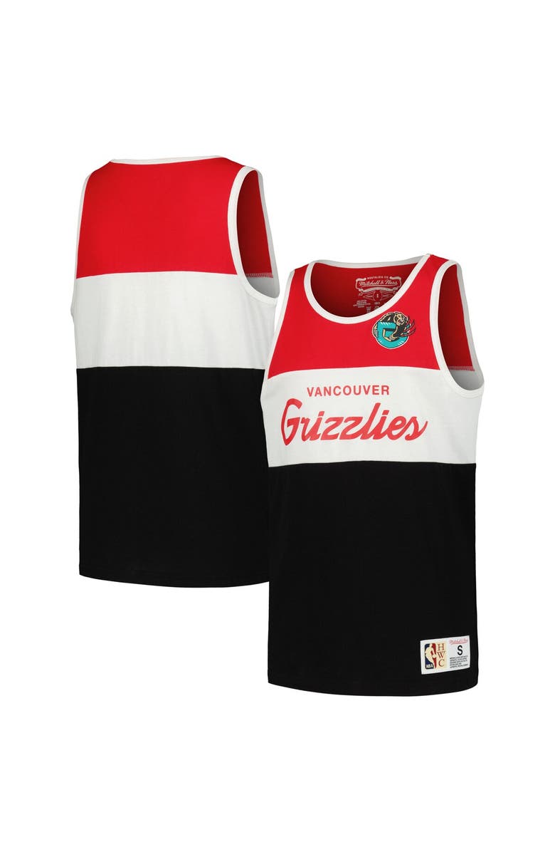 Mitchell & Ness Youth Mitchell & Ness Red Vancouver Grizzlies Hardwood Classics Special Script Tank Top, Alternate, color, Red