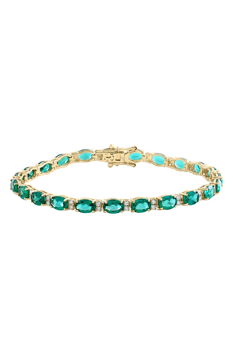 EFFY 14K Gold Stone & Diamond Bracelet - 0.51ct., Main, color, 