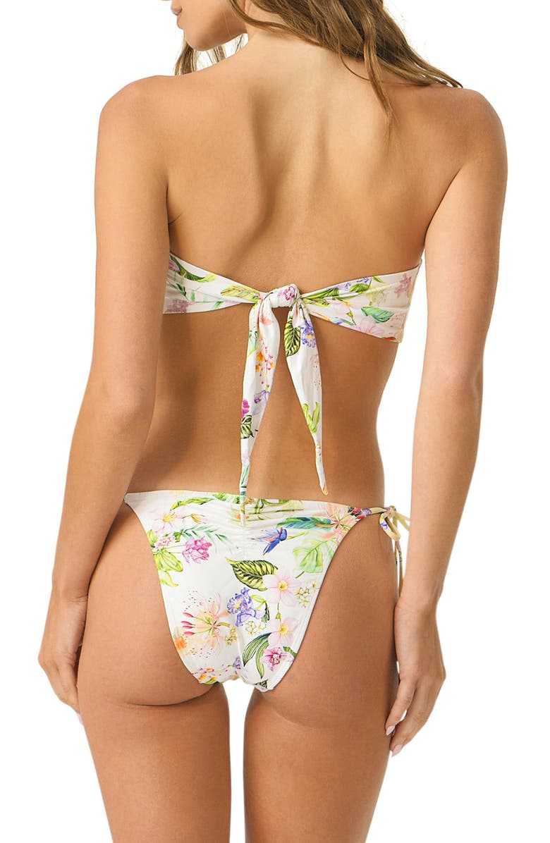 PQ SWIM Beaded Embroidered Bikini Top, Alternate, color, Paradise Bloom