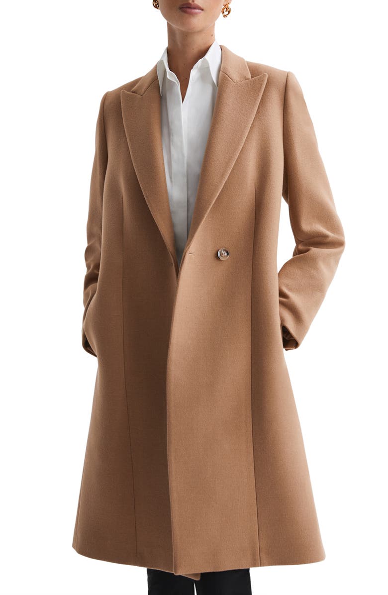 Reiss Arlow Wool Blend Coat, Alternate, color, 