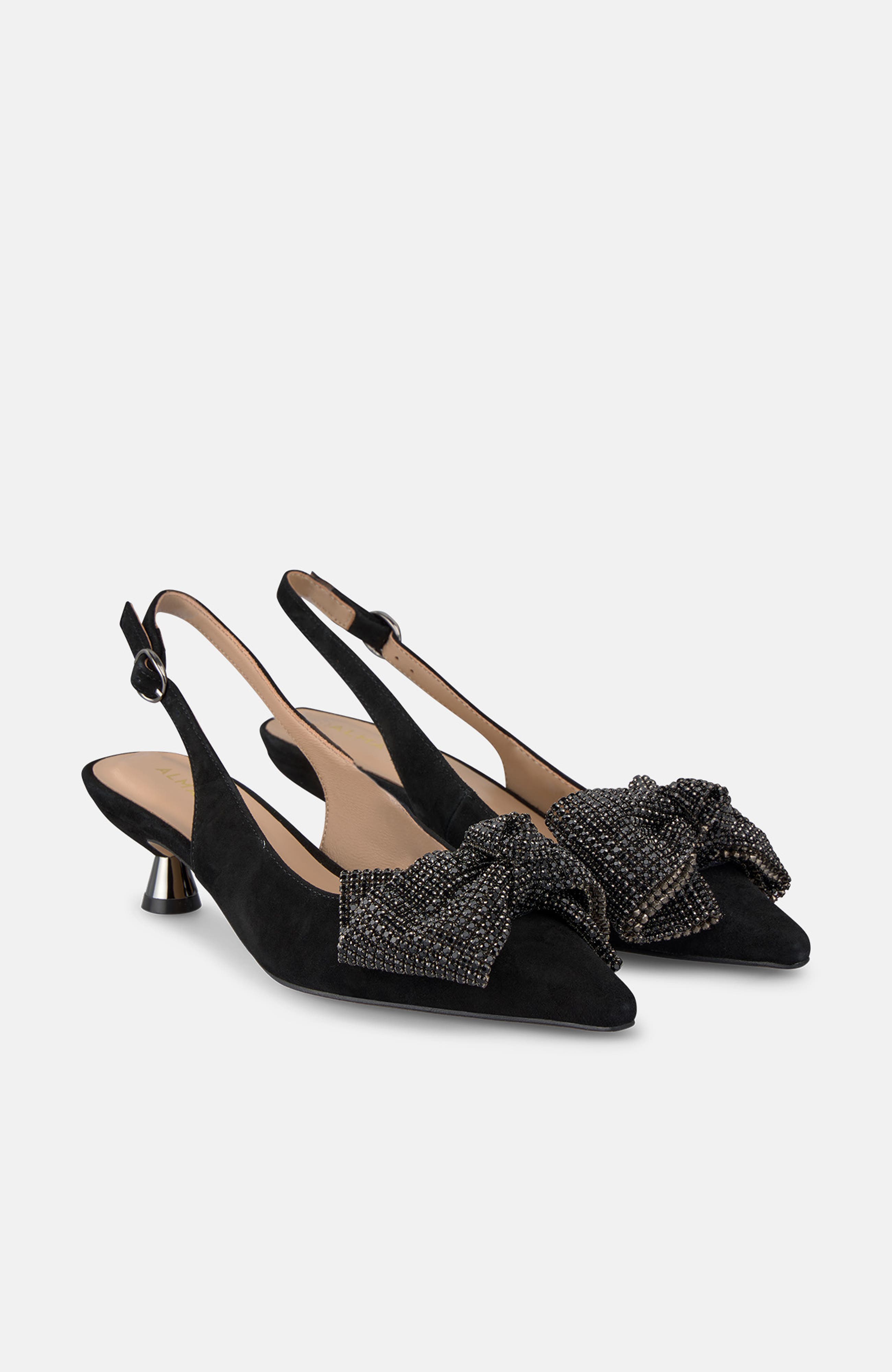 Mini Bow Shoe, Main, color, Black