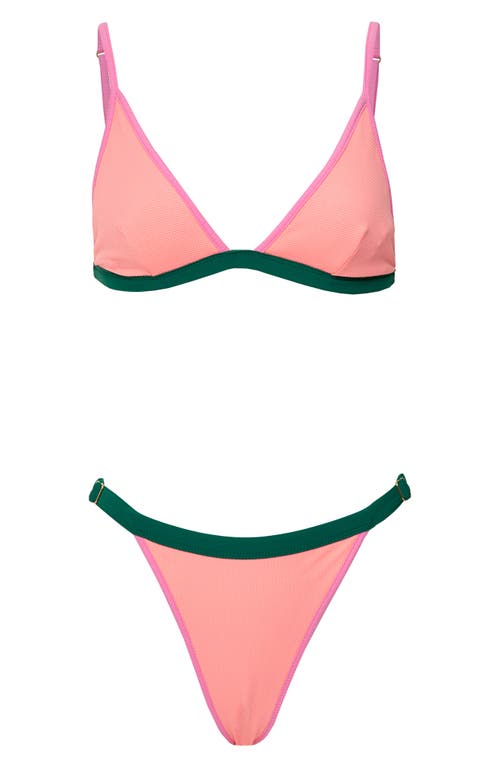 Maaji Islandia Reversible Bikini Bottoms In Pink