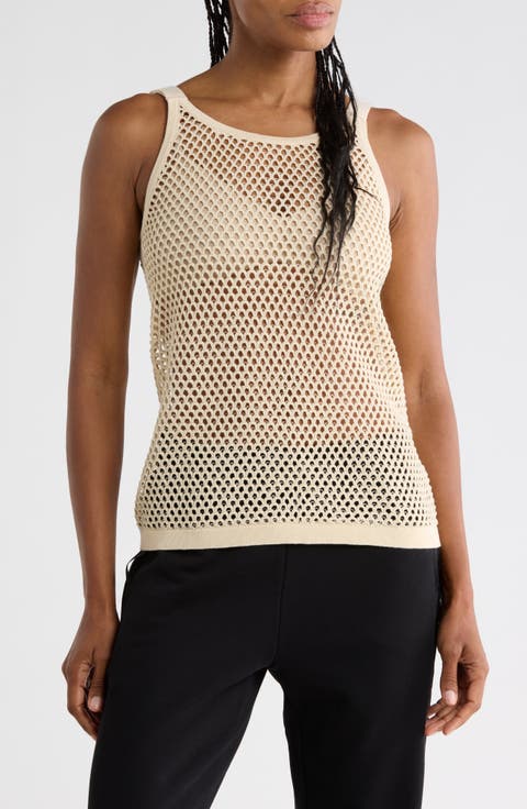 Mesh Cotton Tank