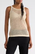 Helmut Lang Mesh Cotton Tank