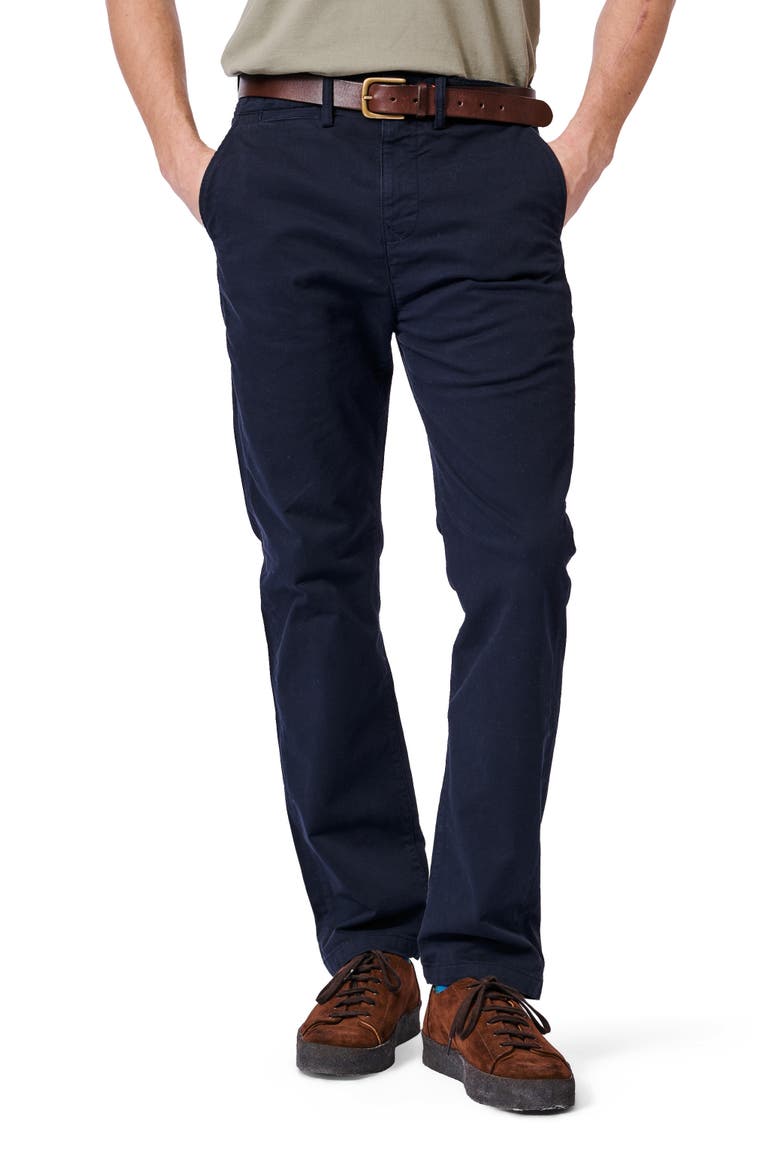 Witham Straight Leg Stretch Chino Pants, Main, color, Navy
