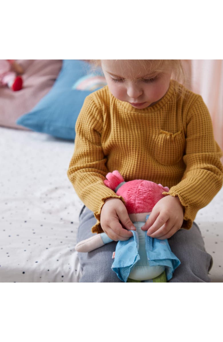 HABA Snug Up Philine - 10" Soft Doll with Embroidered Face Machine Washable - Perfect First Doll and Stuffed Cuddle Companion for 18 Months and Up, Alternate, color, Multi